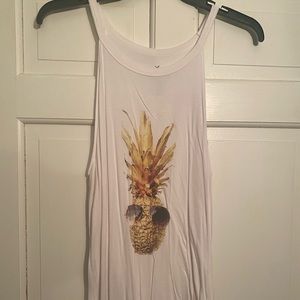 American Eagle Pineapple Sunglasses Tank Top